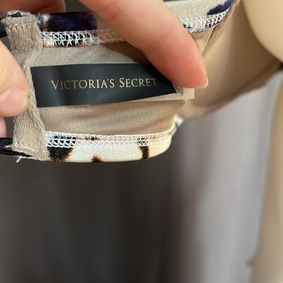 Victoria’s Secret - 32A - Blue & Brown Leopard Print Push-up Bikini Top - Picture 6 of 8